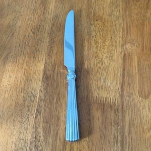 Waterford stainless butter knife. 18/10 handle. Carleton pattern. 9 3/4”.